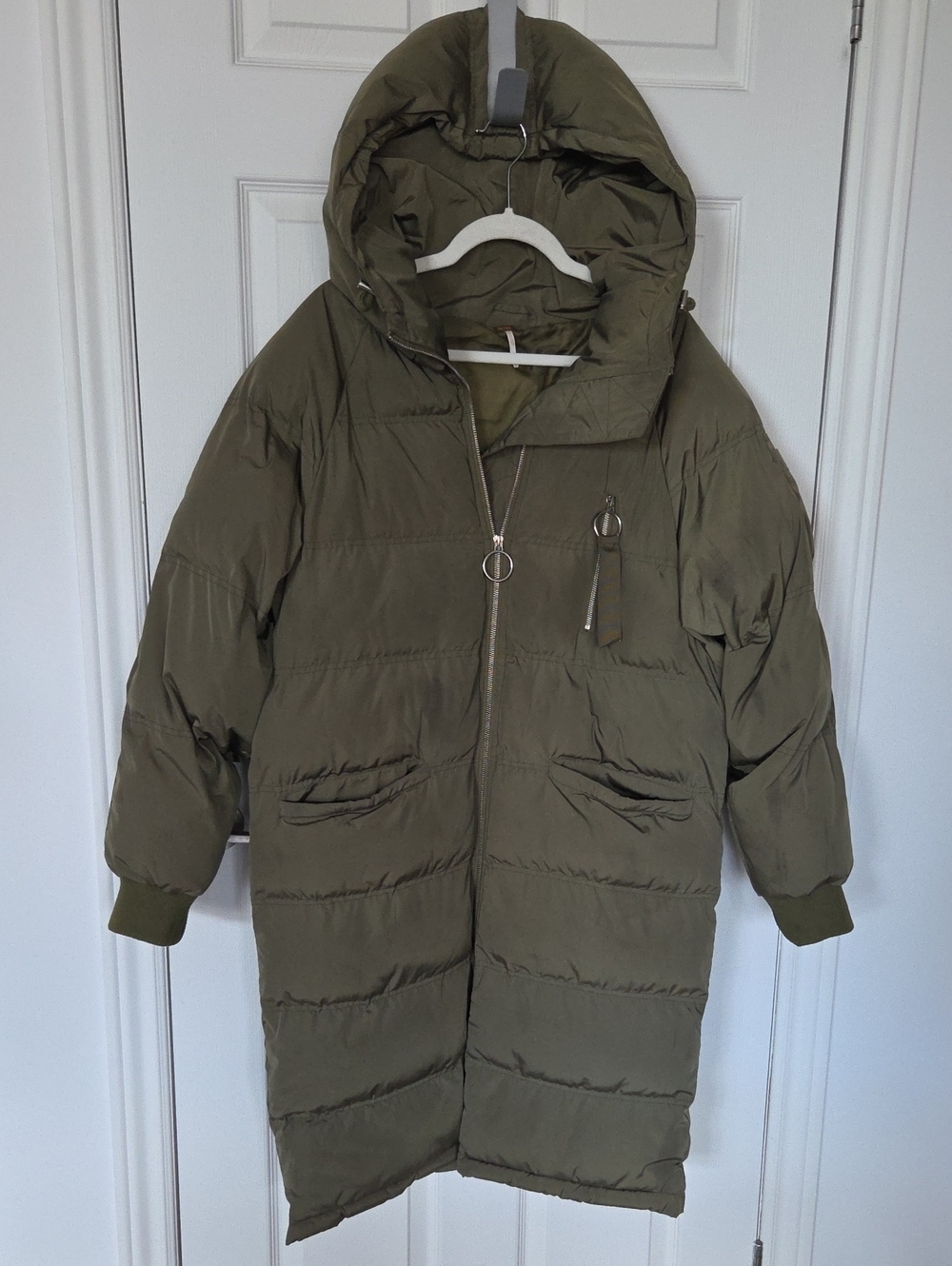 FREE PEOPLE Hooded Parka / Quilted Puffer Coat